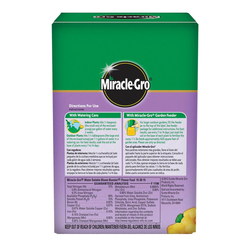 Miracle-Gro® Water Soluble Bloom Booster® Flower Food image number null